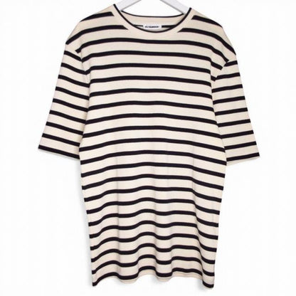 未使用品 ジルサンダープラス JIL SANDER＋ タグ付き 新品 ボーダーＴシャツ