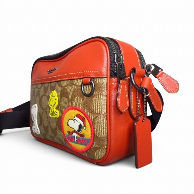 コーチ COACH × PEANUTS ピーナッツ グラハム クロスボディ ショルダーバッグ