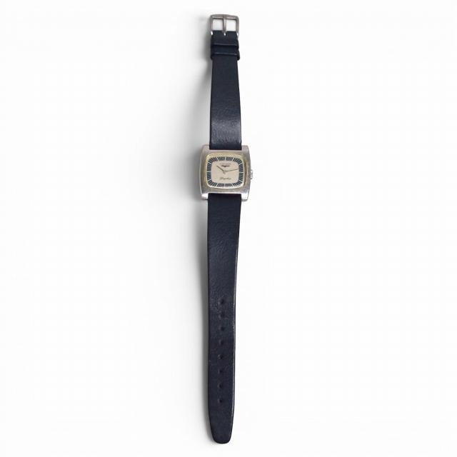 ロンジン LONGINES 稼働 70'S フラッグシップ 手巻き 腕時計 ネイビー系