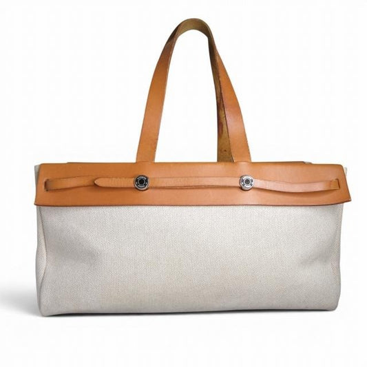 エルメス HERMES 美品 エールバッグ カバス GM トートバッグ □F刻印 替えバッグ付き