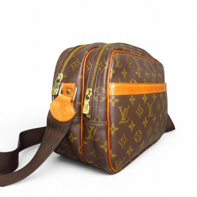 ルイヴィトン LOUIS VUITTON 美品 モノグラム リポーター PM M45254