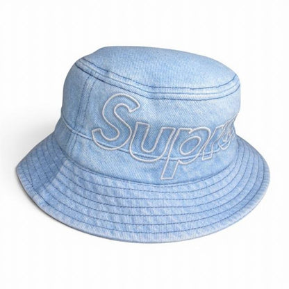 シュプリーム SUPREME 2023SS Outline Crusher デニム ハット 帽子 ライトブルー S/M