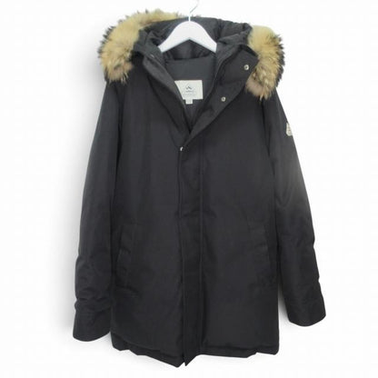 ピレネックス Pyrenex 美品 ANNECY FUR アヌシーダウンジャケット コート ファー ワッペン HMM037
