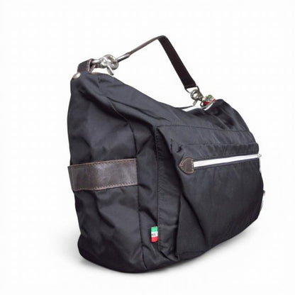 オロビアンコ OROBIANCO ショルダーバッグ ナイロン レザー ブラック ブラウン