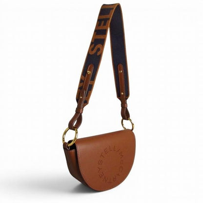ステラマッカートニー STELLA McCARTNEY 美品 マーリー ロゴバッグ Marlee Logo Bag ショルダーバッグ シナモン