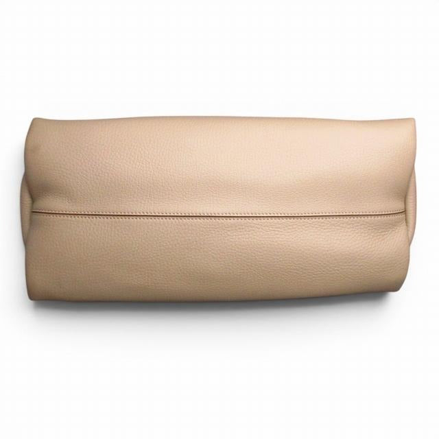 トッズ TOD'S LEATHER BAG レザーバッグ ハンドバッグ ベージュ×ボルドー E05070126319