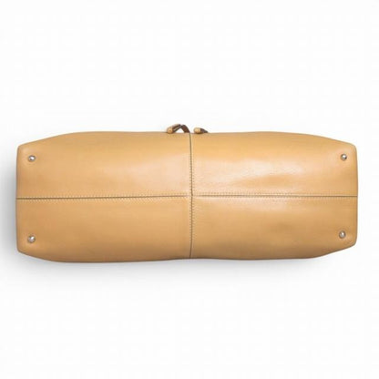 トッズ TOD'S トートバッグ レザー ベージュ