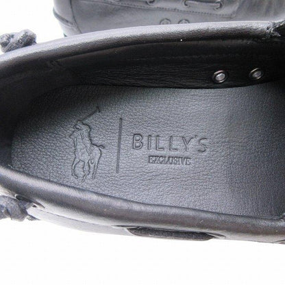 ポロ ラルフローレン POLO RALPH LAUREN ビリーズ BILLY'S 別注 ボートシューズ デッキシューズ 靴 シボ革 箱有 26cm ブラック