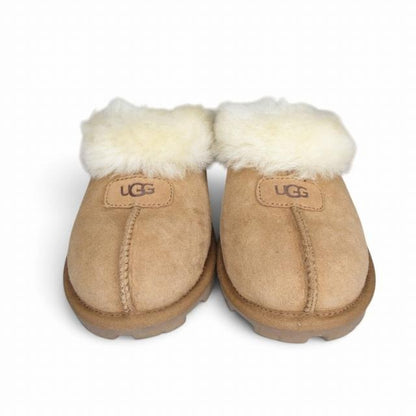 アグ UGG ムートン サンダル スリッパ コケット キャメル系 23cm