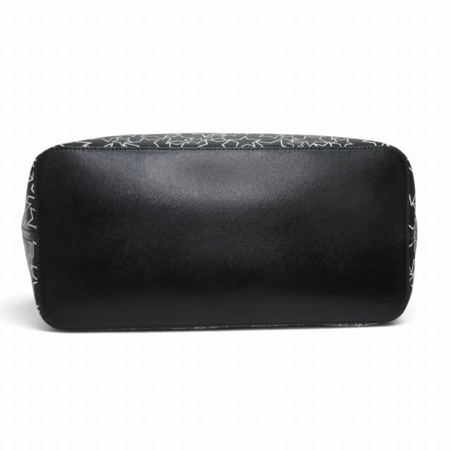 マイケルコース MICHAEL KORS 美品 トートバッグ スター柄 ブラック