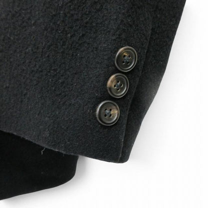 ヨウジヤマモトプールオム YOHJI YAMAMOTO POUR HOMME ウールジャケット テーラードコート オーバーサイズ ブラック M