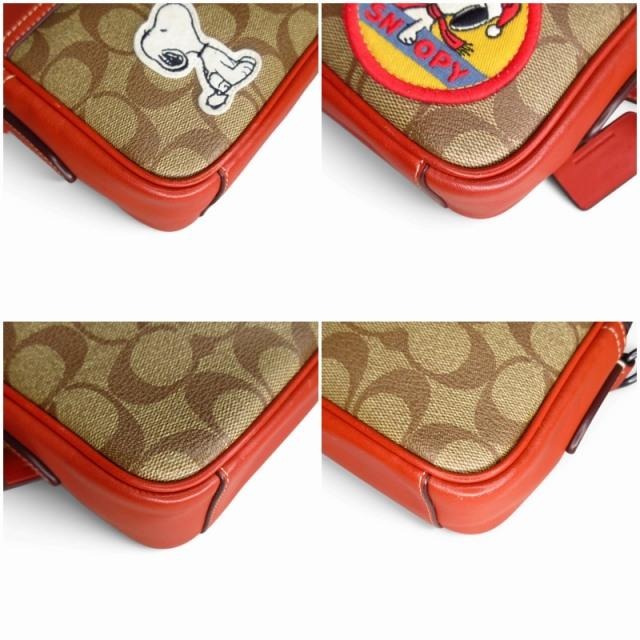 コーチ COACH × PEANUTS ピーナッツ グラハム クロスボディ ショルダーバッグ