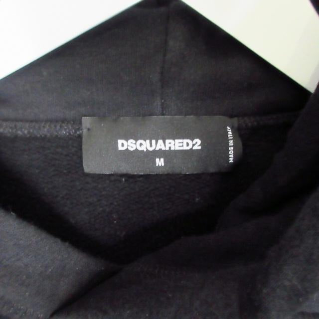 ディースクエアード DSQUARED2 ロゴスウェット プルオーバー フーディー パーカー オーバーサイズ