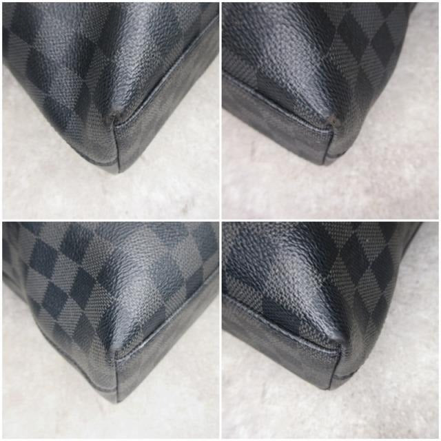 ルイヴィトン LOUIS VUITTON ダミエ グラフィット アントン トートバッグ N40000 ブラック