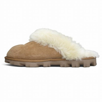 アグ UGG ムートン サンダル スリッパ コケット キャメル系 23cm